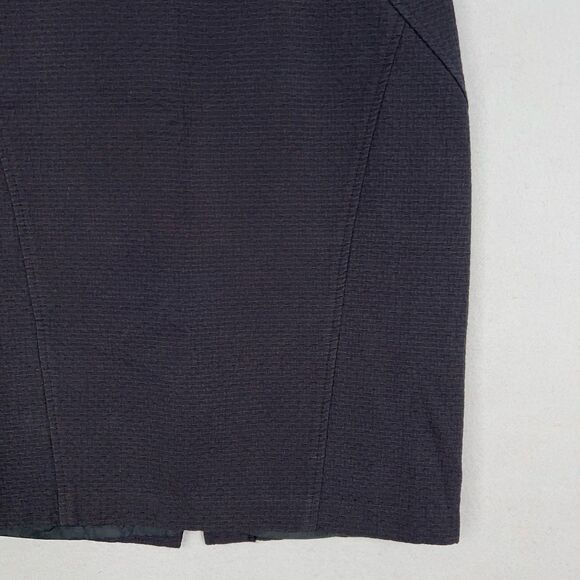 J McLaughlin Skirt Womens 10 Black Pencil Textured Minimal Career Capsule Work - Picture 3 of 14